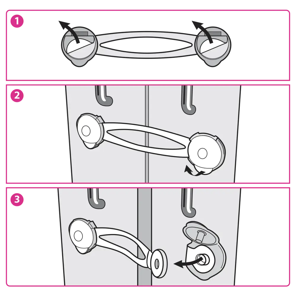 Блокиратор мебели гибкий Standers пластик 16 см 2 шт STLM-2116410 - Вид №4