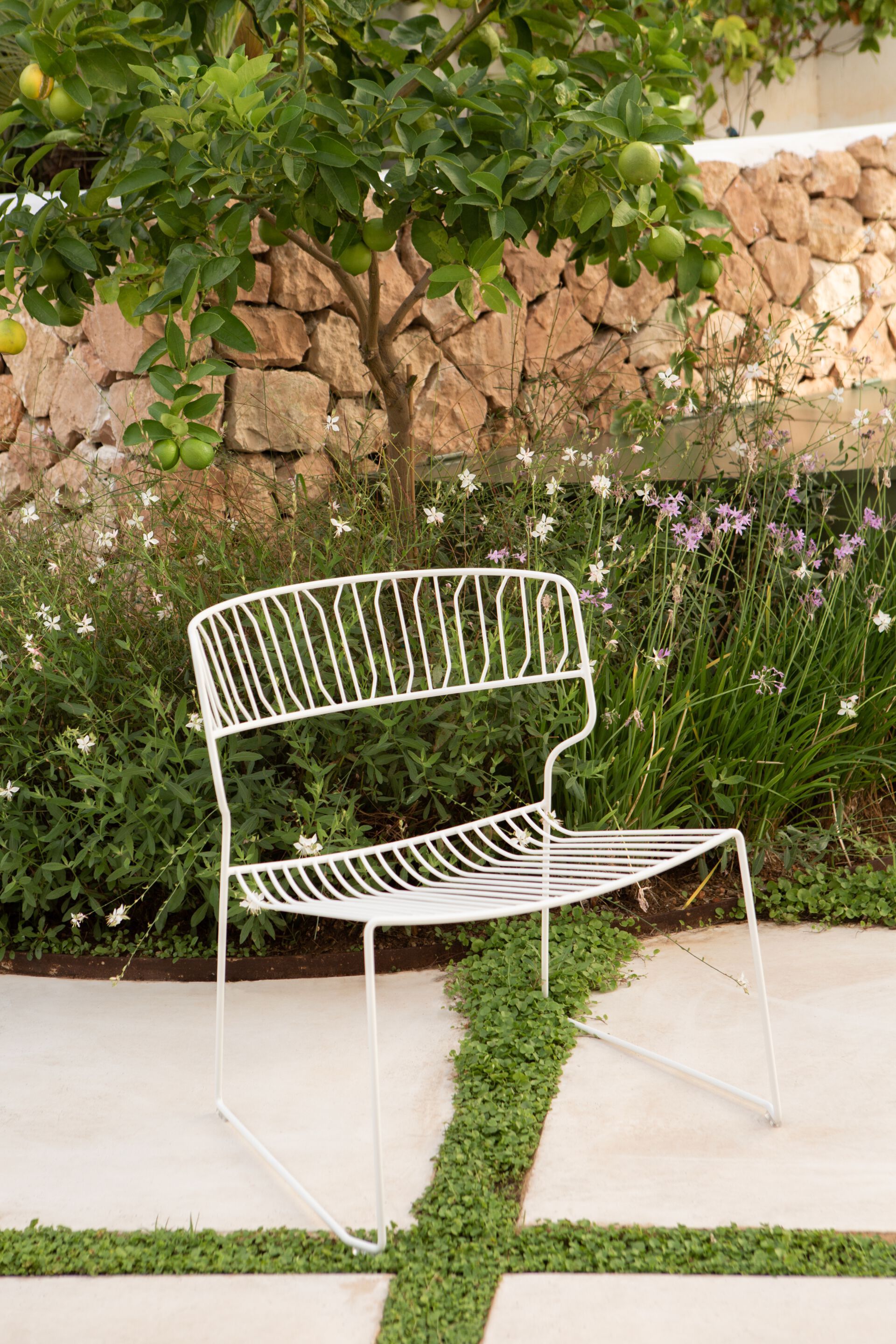 Штабелируемый садовый стул с порошковым покрытием iSimar Мартини ARCH-00062898 - Вид №8