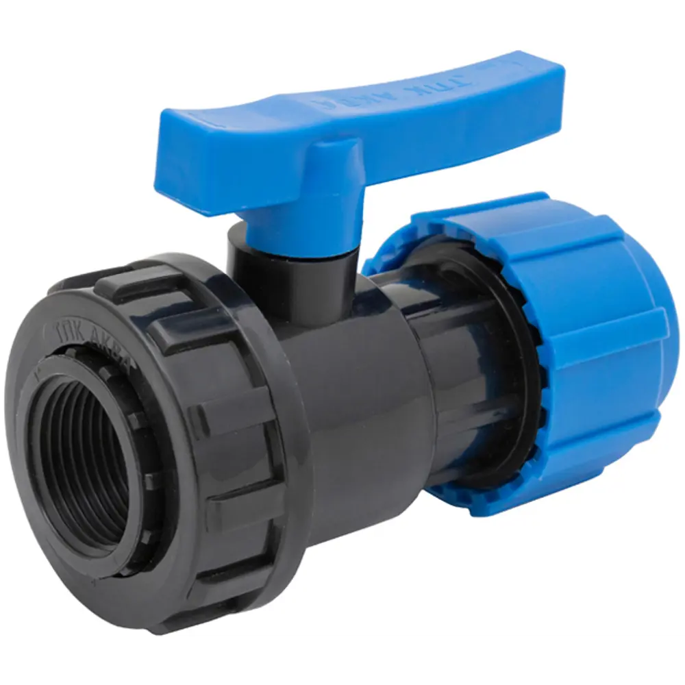 Кран разъемный ПНД Политэк 25 мм с внутренней резьбой 85358404 STLM-0062143 - Вид №2