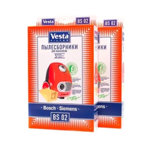 91283251 Мешки-пылесборники для пылесоса Vesta filter BS02 бумажные 2 упаковки 10 штук и 2 фильтра STLM-1117440