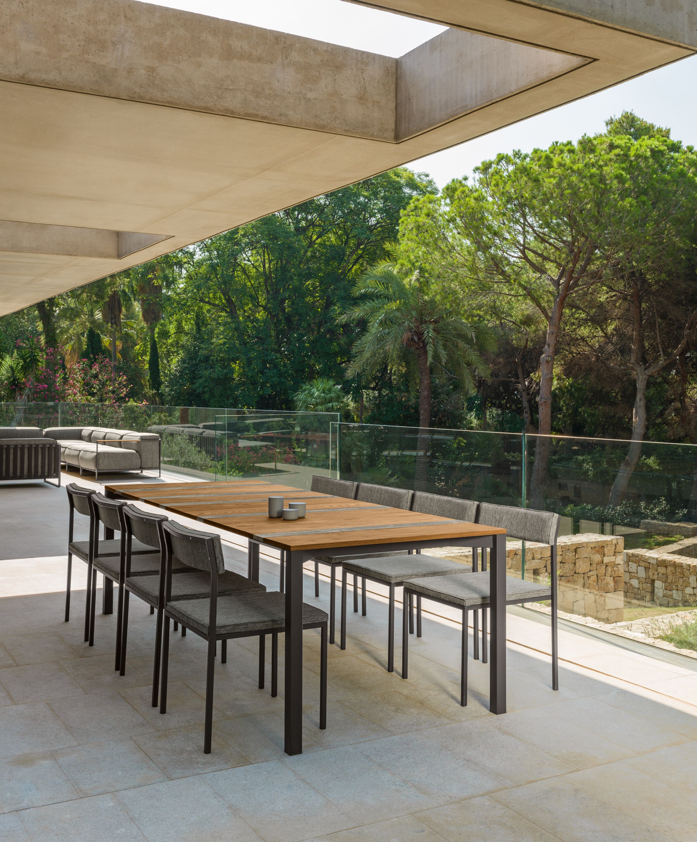 Деревянный прямоугольный садовый стол Talenti Casilda ARCH-00140868 - Вид №8