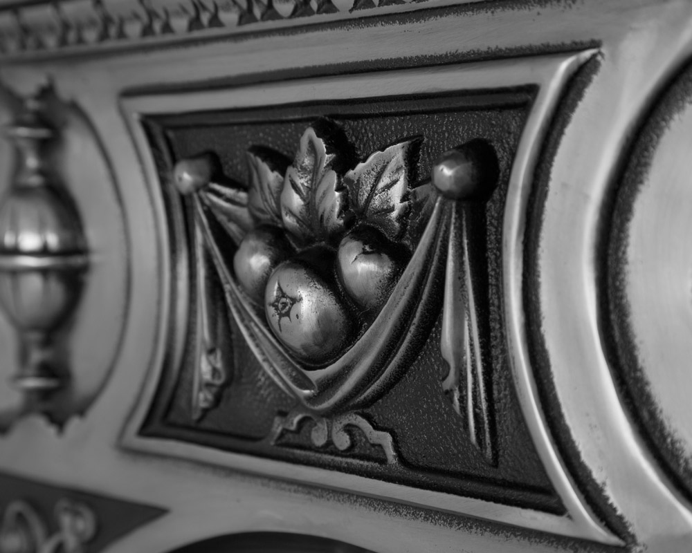 RX500 Небольшой комбинированный камин из чугуна в викторианском стиле Сarronheating  - Вид №6