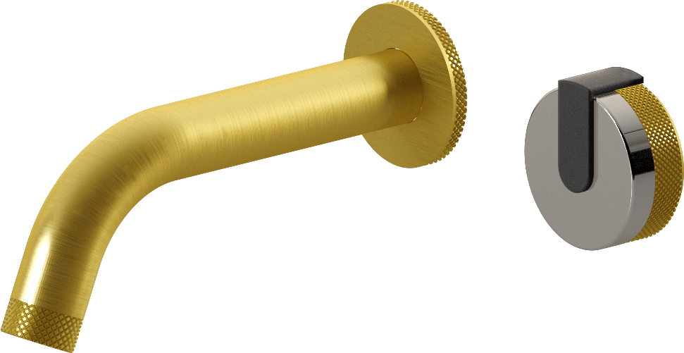 E-11535-R1PN-L1BK-BB Настенный прогрессивный смеситель скрытого монтажа для раковины GRAFF MOD+