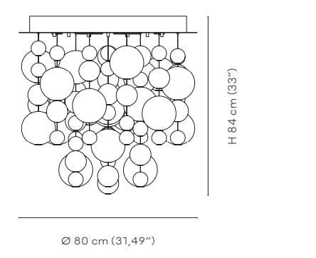Потолочный светильник ручной работы из дутого стекла VENINI Balloton ARCH-00077444 - Вид №2