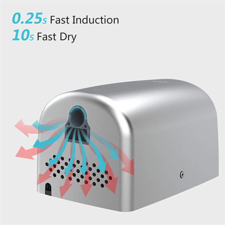 Сушилка для рук из нержавеющей стали AIKE AK2803E_921  - Вид №2