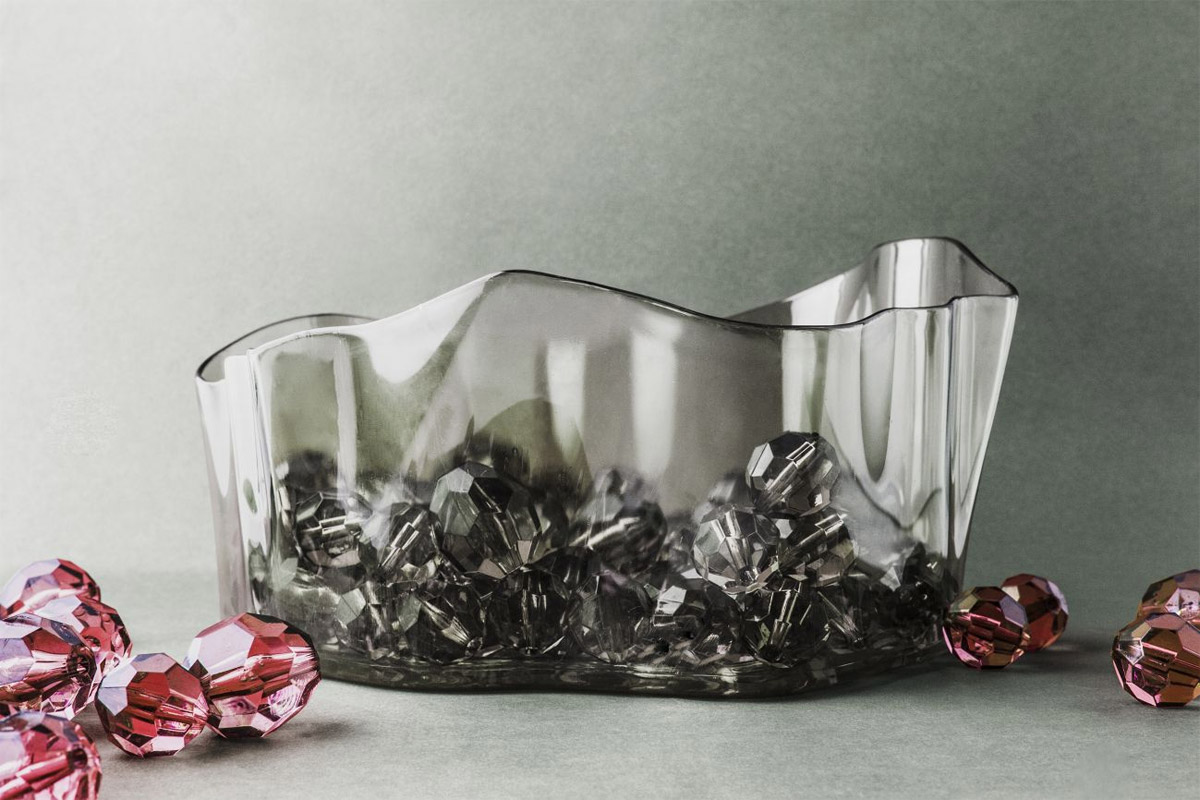 QL10164-CL Органайзер flow малый прозрачный Qualy  - Вид №3