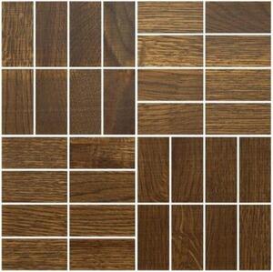 Мозаика и 3D панели из дерева Da Vinci Мозаика Comfort Old Wood 056 Дуб Селект (Гладкая) 288х288 мм.