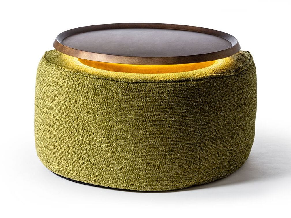 Полиуретановый светящийся лоток ткань круглый пуф GART Giò ARCH-00055862 - Вид №1