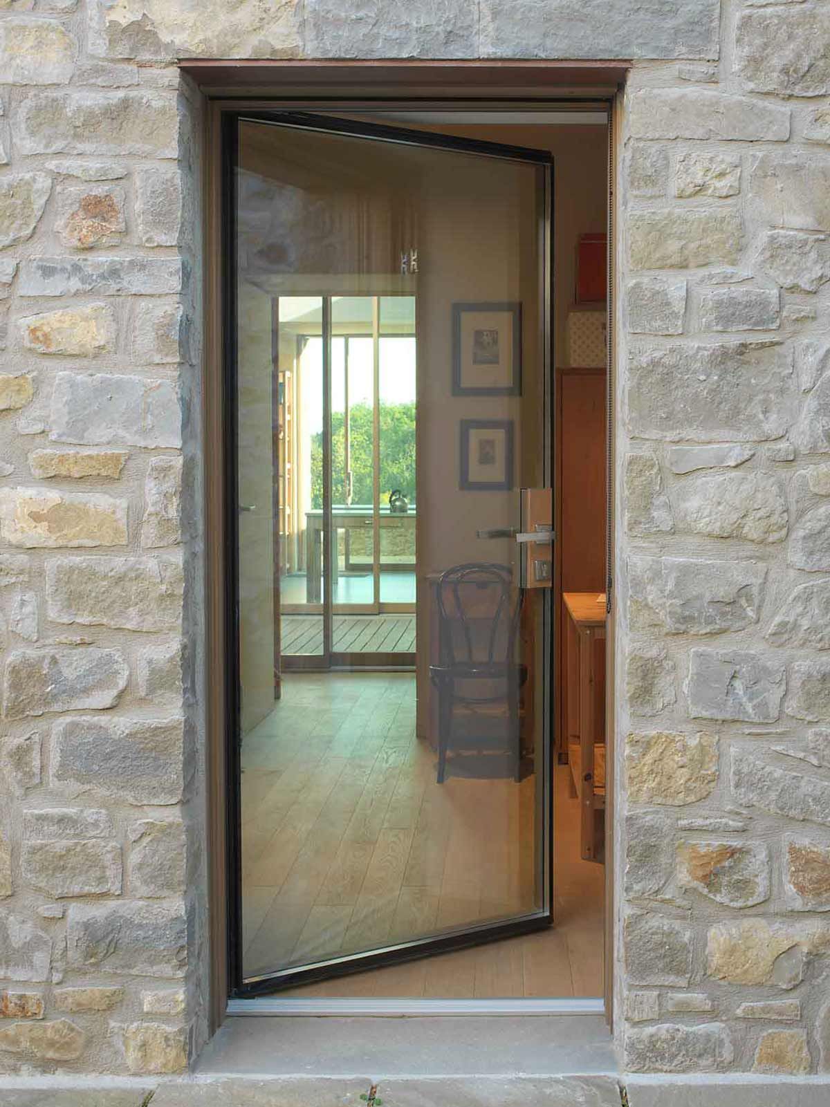 Входная дверь из дерева и стекла Carminati Skyline System ARCH-00142265 - Вид №3