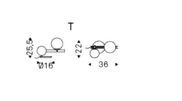 Настольная лампа из дутого стекла Cattelan italia Planeta ARCH-00025717 - Вид №1