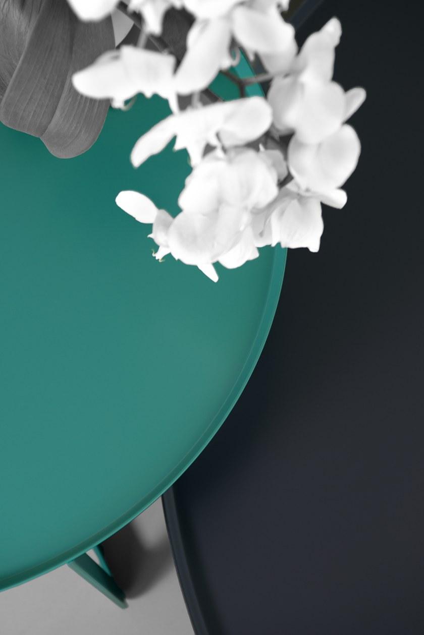 MEMEDESIGN Круглый металлический журнальный столик для гостиной по контракту sun-id-1428127 - Вид №14