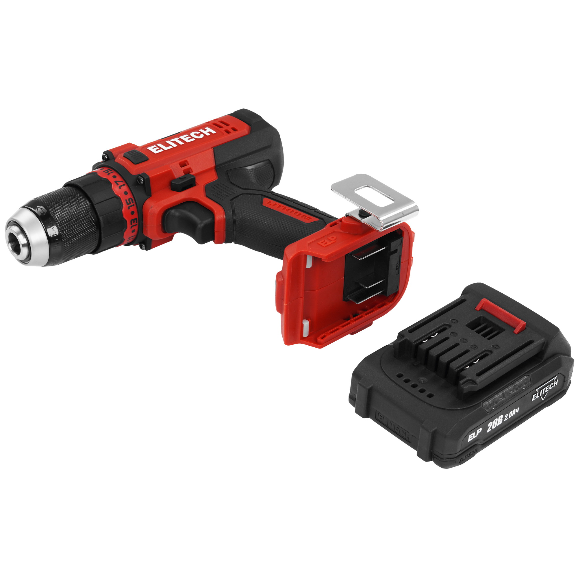 Дрель-шуруповерт Elitech ДА 20СЛ2 9236300 STDN-0119717 - Вид №5