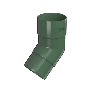 Колено круглое 135° цвет зелёный