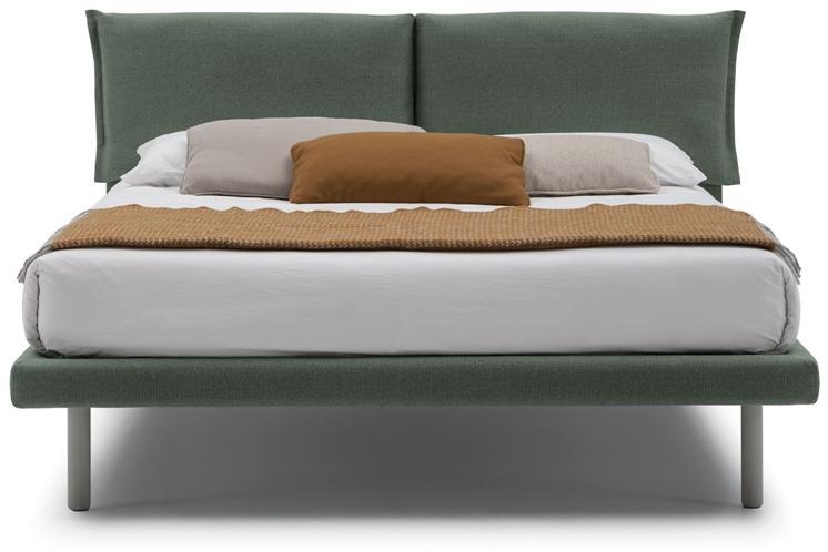 Bolzan Letti Кровать двуспальная с обивкой Iorca sun-id-1509629 - Вид №5