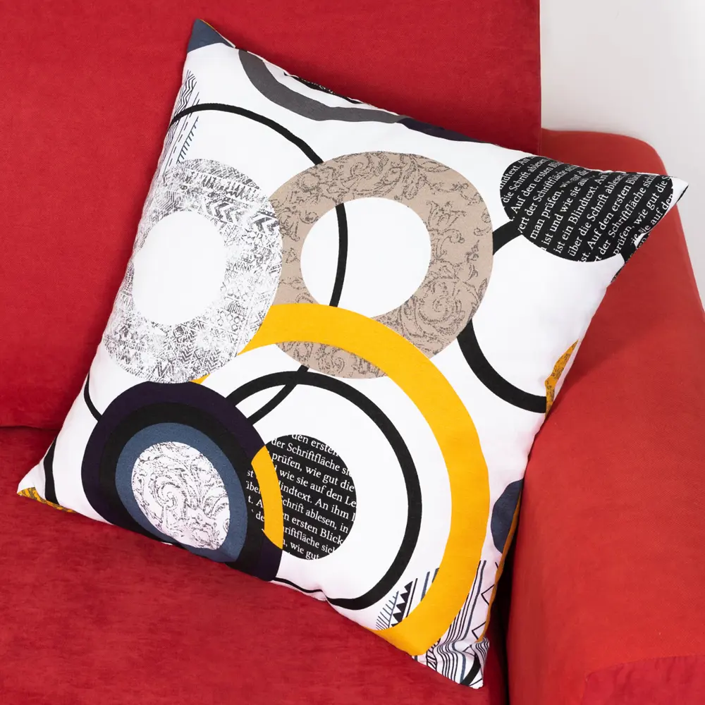 Altali Хайтэк — декоративная подушка 45×45 см с ярким принтом 89076535 STLM-0078022 - Вид №3