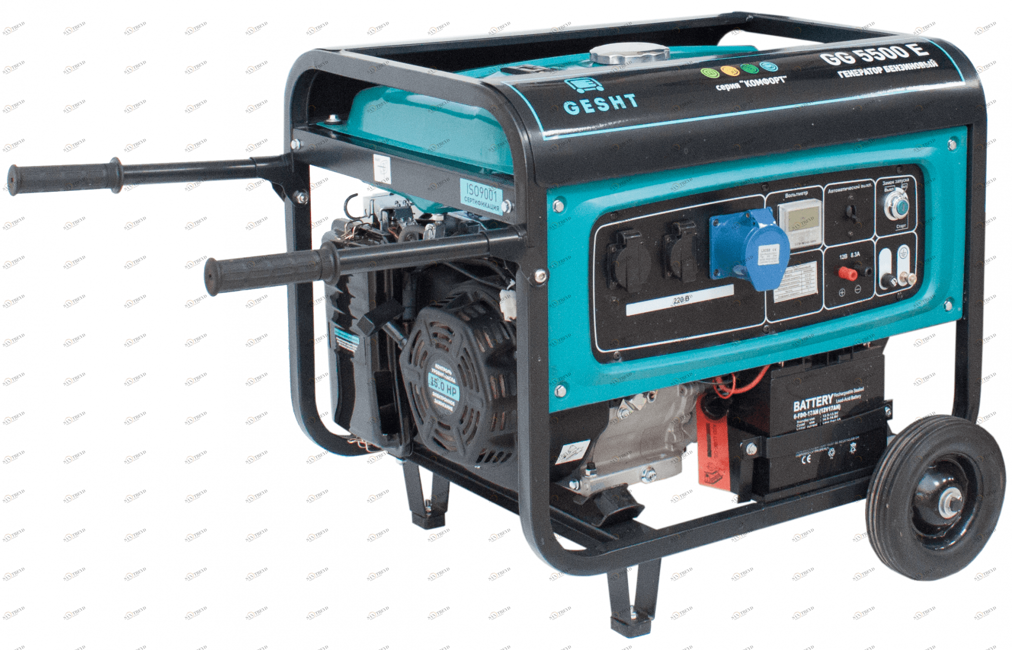 Бензиновый генератор GESHT GG5500Е Santreyd sun-id-1032876
