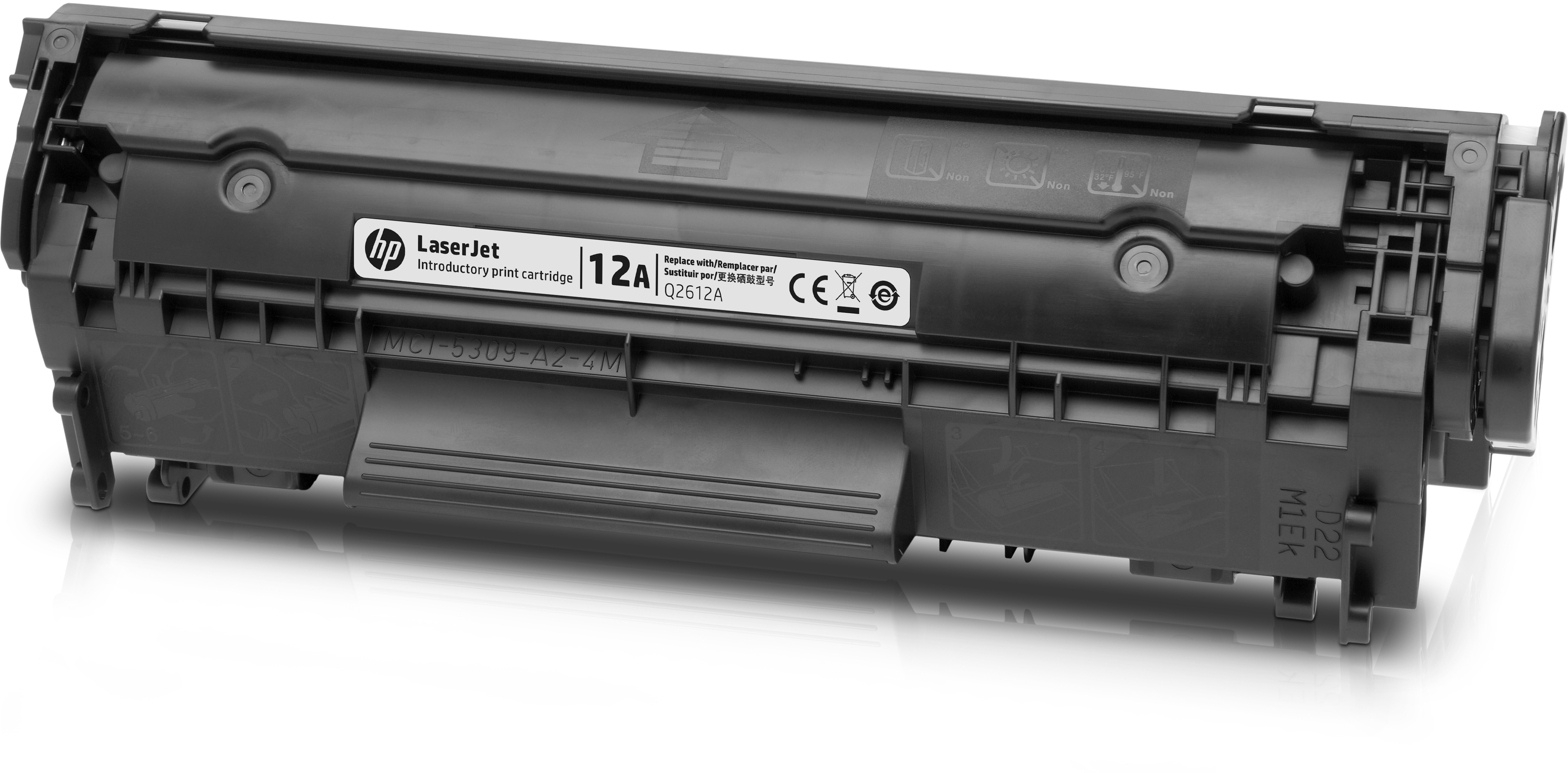 Q2612L 12l economy black original laserjet toner cartridge HP Santreyd  - Вид №2