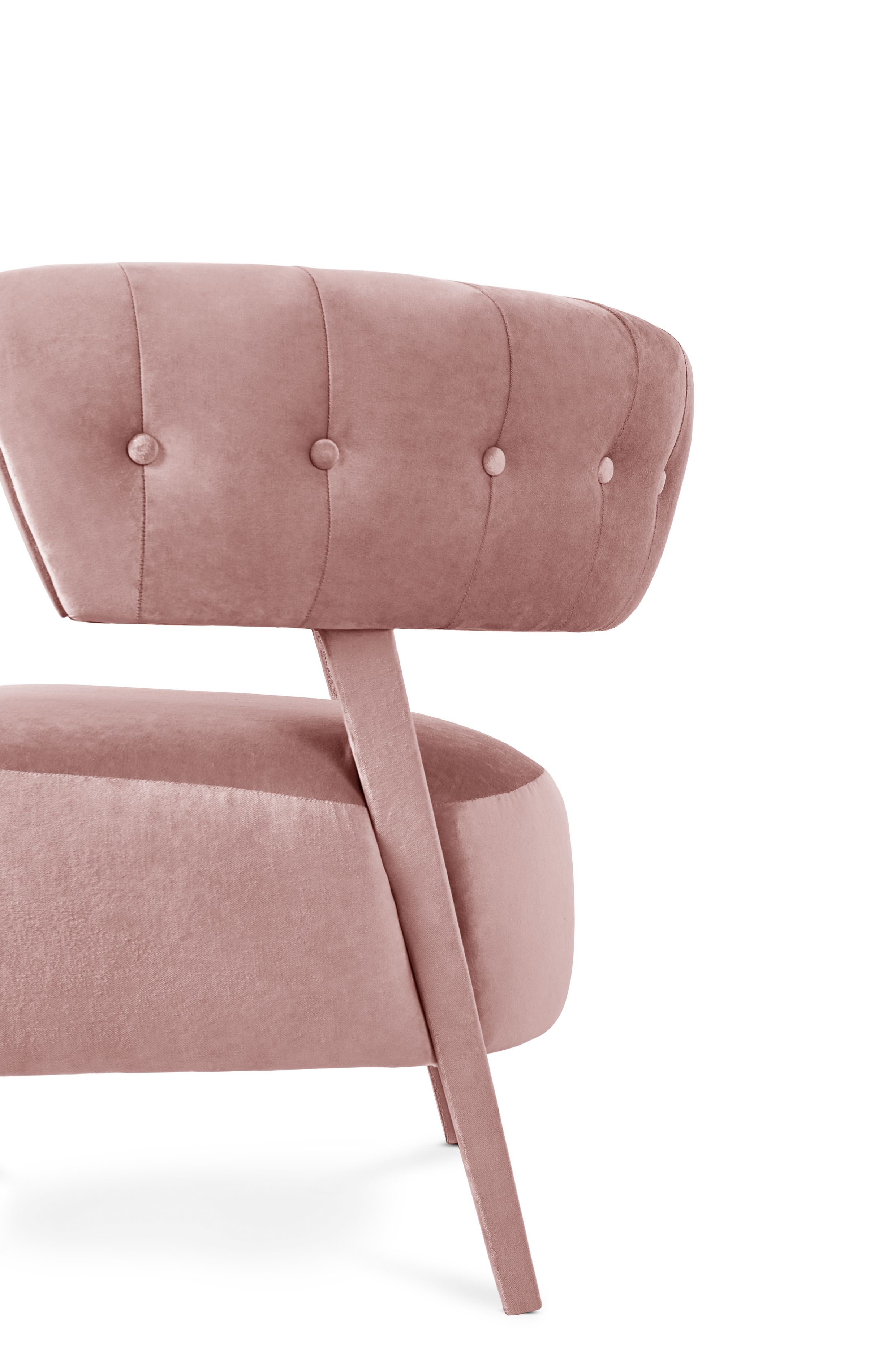 Бархатное кресло с подлокотниками Munna Fetica ARCH-00077690 - Вид №3