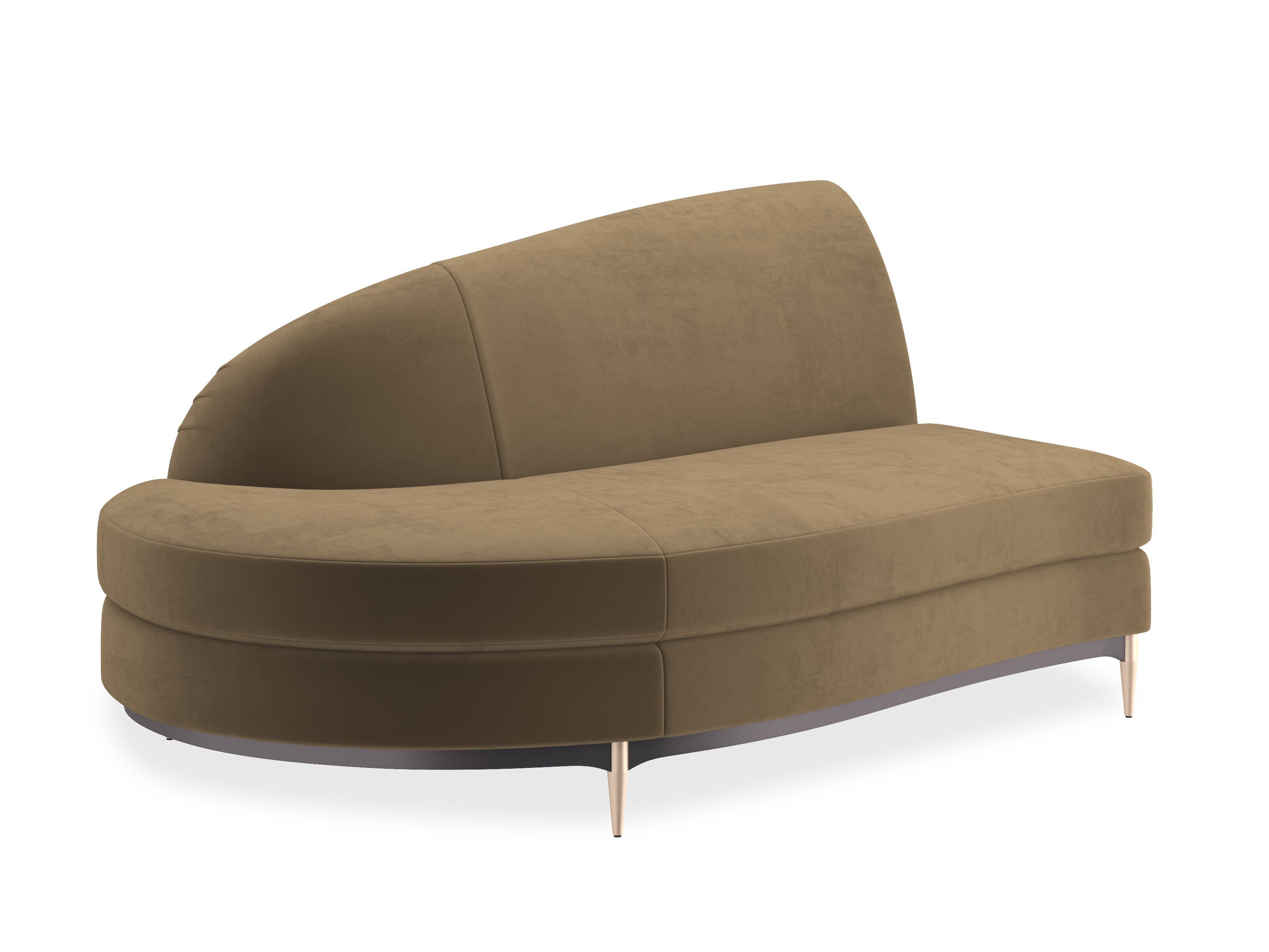 2-местный бархатный изогнутый диван Caracole Three'S Company Laf ARCH-00040578 - Вид №23