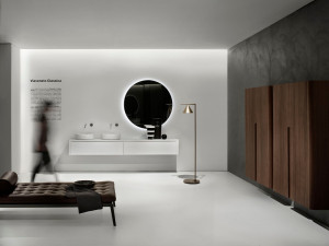 Каррарский мраморный подвесной умывальник