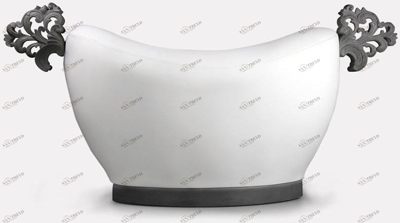 MORADA Мягкий пуф из нубука  Thone royal ot 