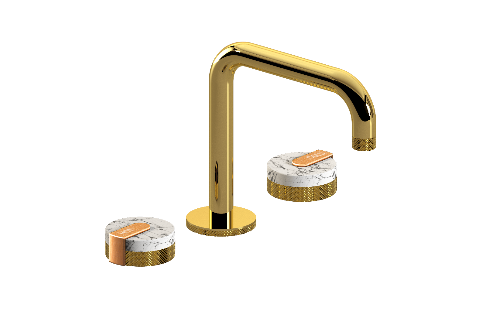 E-11511-R2MW-L1BRG-AU Смеситель для умывальника на 3 отвертия GRAFF MOD+