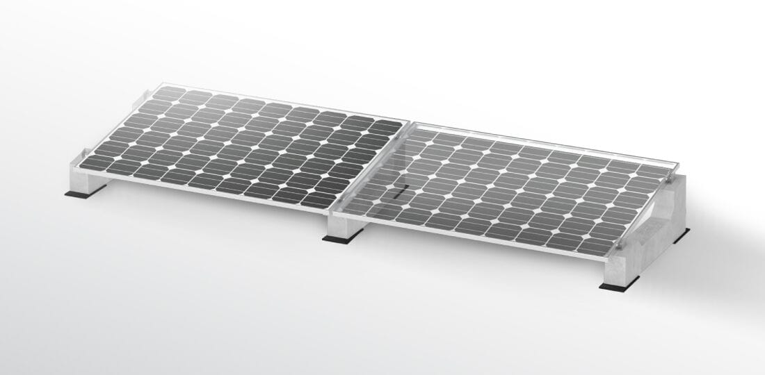 Поддержка фотоэлектрической системы Sun Ballast ZAVORRA 30° ARCH-00061309 - Вид №3
