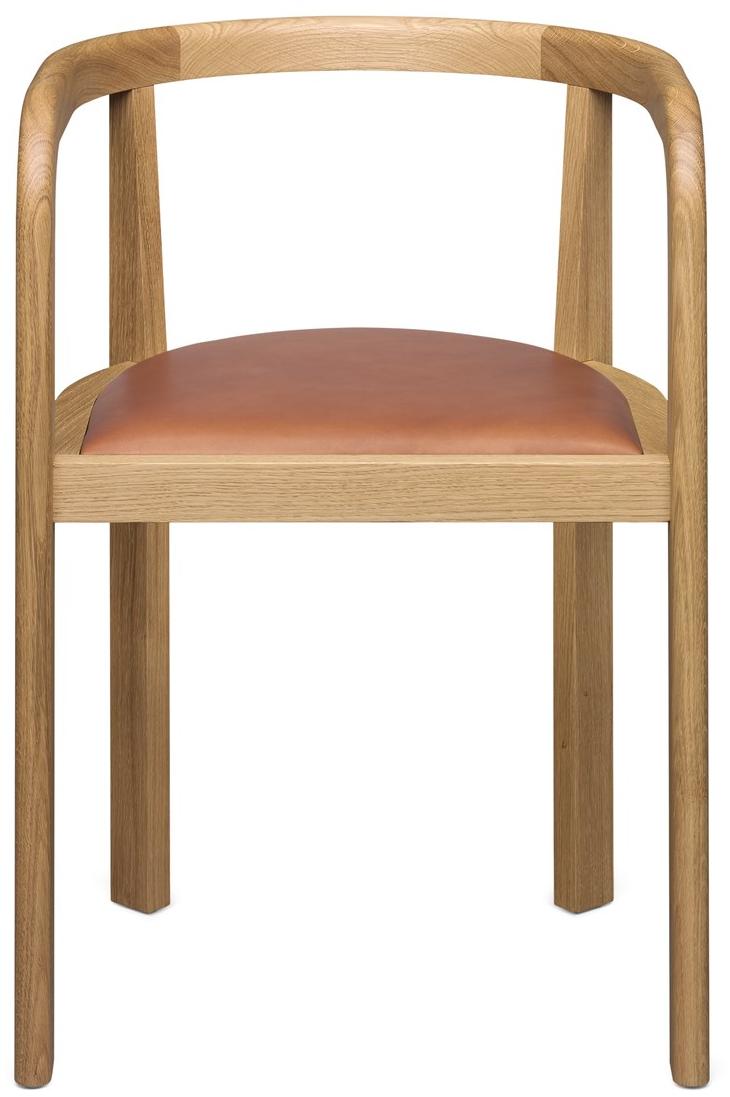 e15 Стул дубовый с подлокотниками  Rh01  - Вид №4