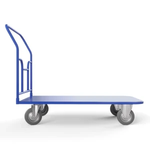 Тележка платформенная ТПТ (г/п 300 кг, 1000x600 мм, колеса черная резина 125 мм)