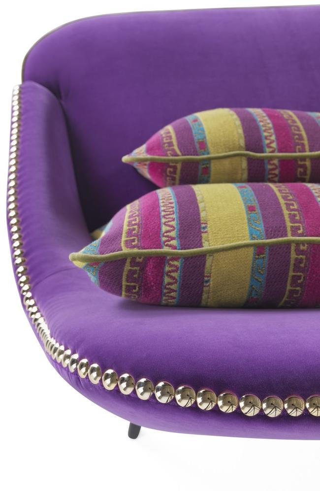 ETRO Home Interiors 2-х местный бархатный диван Jefferson E.jef.211.c - Вид №3
