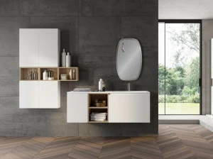 Mobiltesino Тумба под умывальник подвесная одинарная Urban