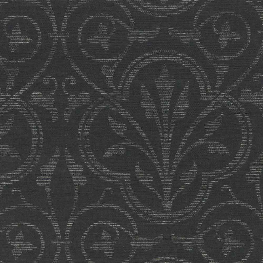90370195 Обои текстильные Cosca Traditional Prints 0.91 м цвет черный СПБ017560 STLM-0831820