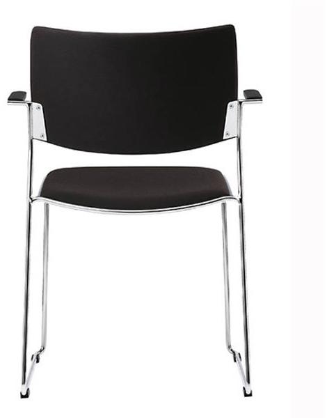 Brunner Стул для конференций, штабелируемый салазками, с подлокотниками Linos sun-id-1371427 - Вид №1