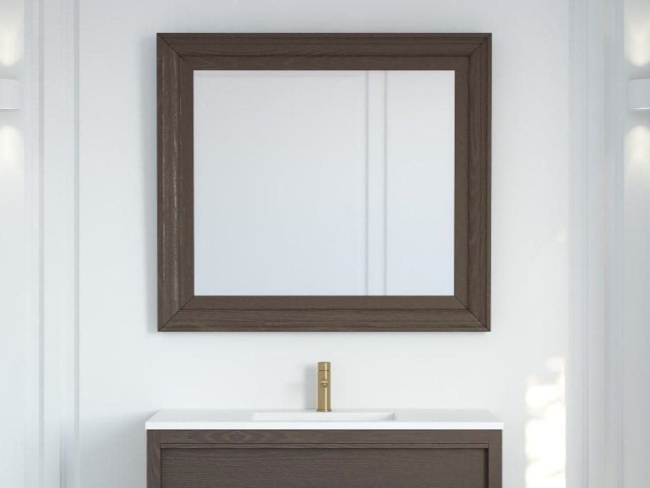 Прямоугольное зеркало из дуба с рамкой LUSSO Langham ARCH-00145623 - Вид №1