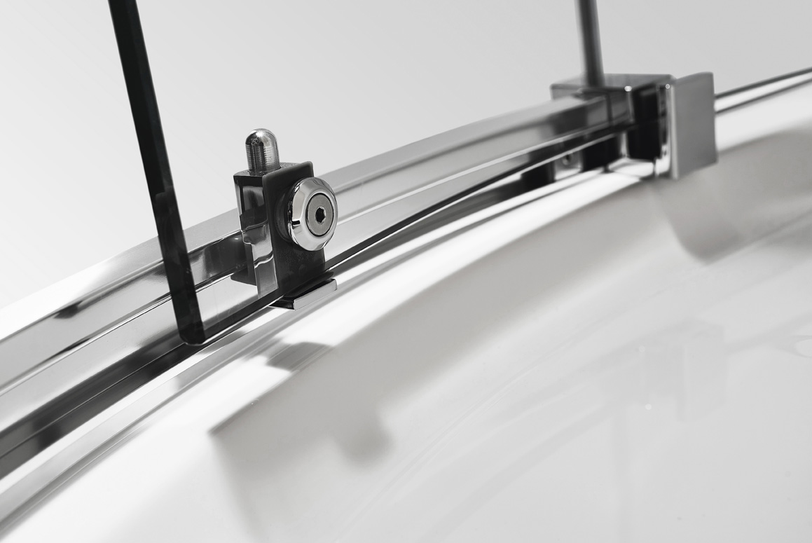 Душевая дверь в нишу CEZARES STYLUS-O-M-BF-1-130-C-Cr - Вид №3