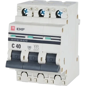 Автоматический выключатель EKF 40 A C40 4.5 kA 82421328 STLM-2183003