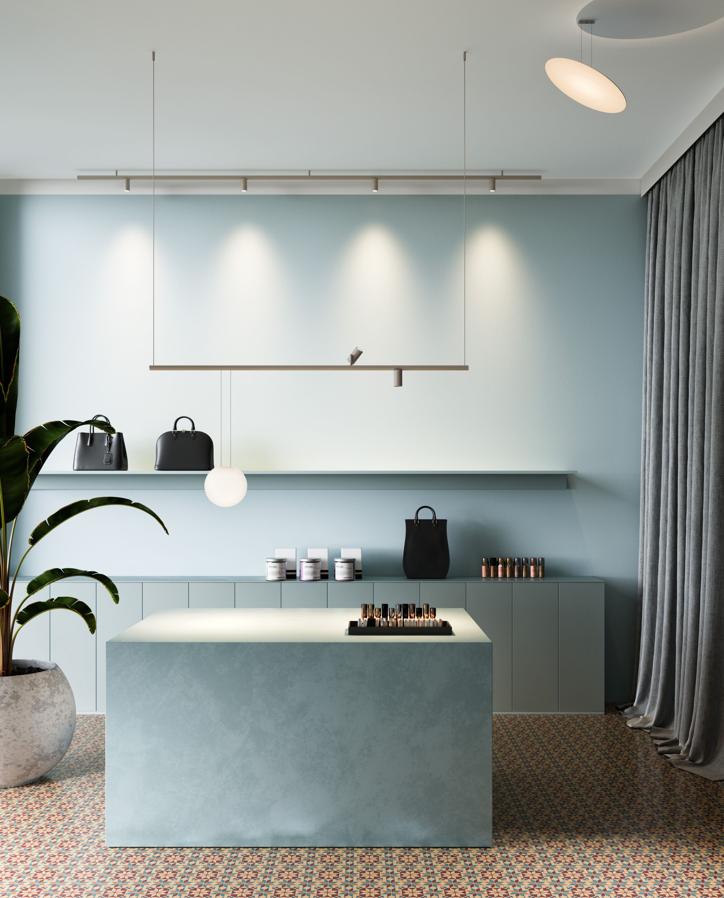 Затемняемый прожектор на светодиодных кабелях Vibia Circus ARCH-00036096 - Вид №10