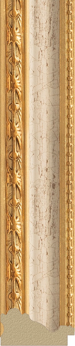 BY 3173 Зеркало в багетной раме - версаль кракелюр 64 mm EVOFORM Definite - Вид №3