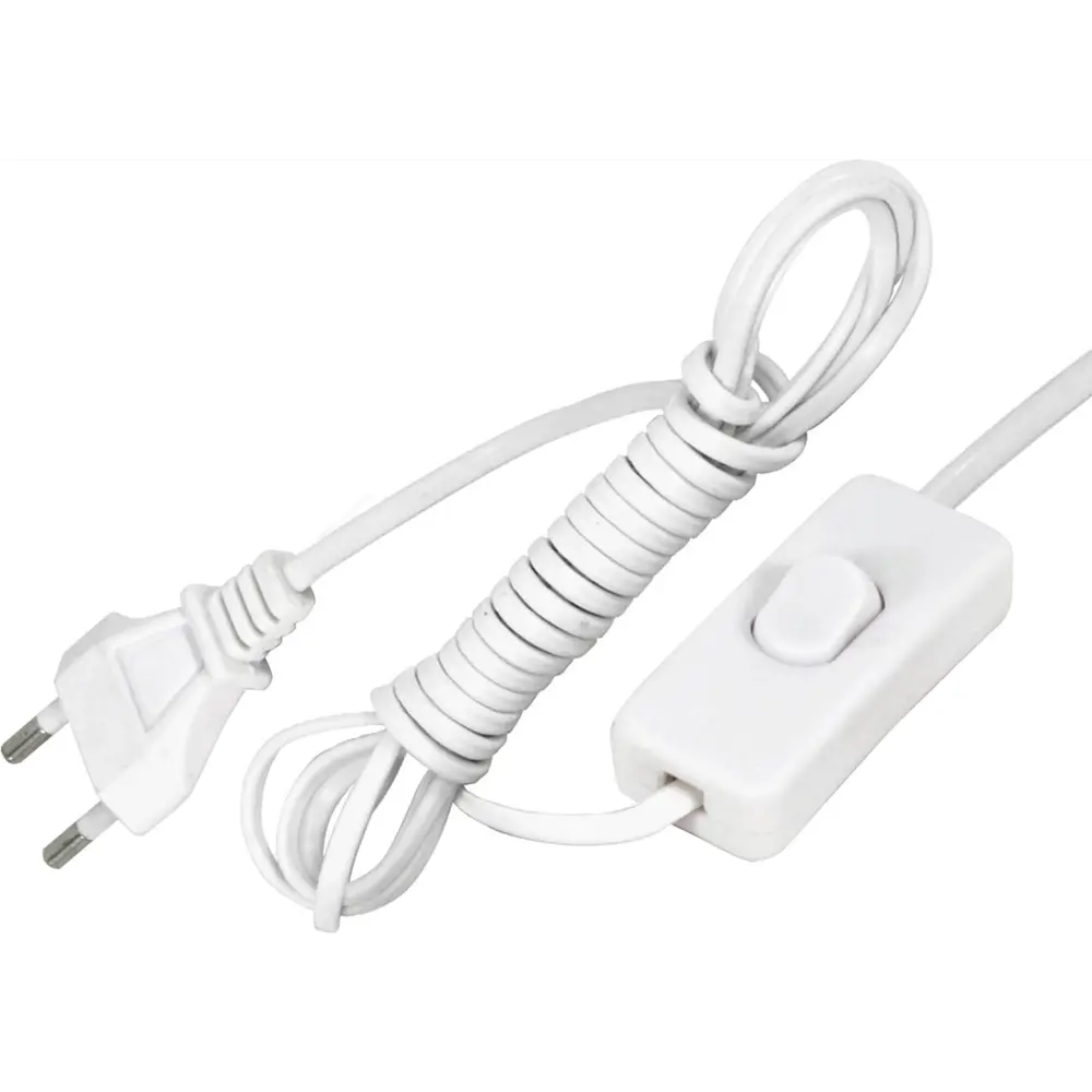 Шнур сетевой с выключателем, 1.9 м, цвет белый Santreyd STLM-2011703