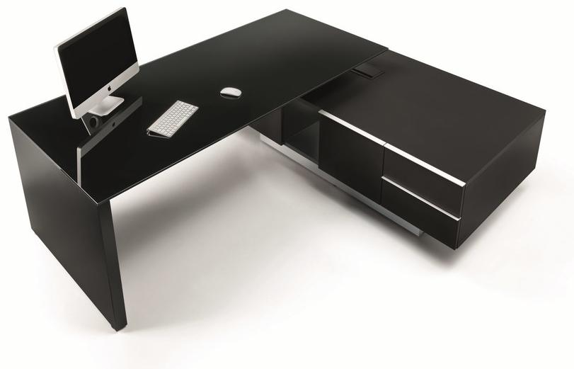 Ultom Лакированный письменный стол со встроенной полкой Modi sun-id-1467060 - Вид №2