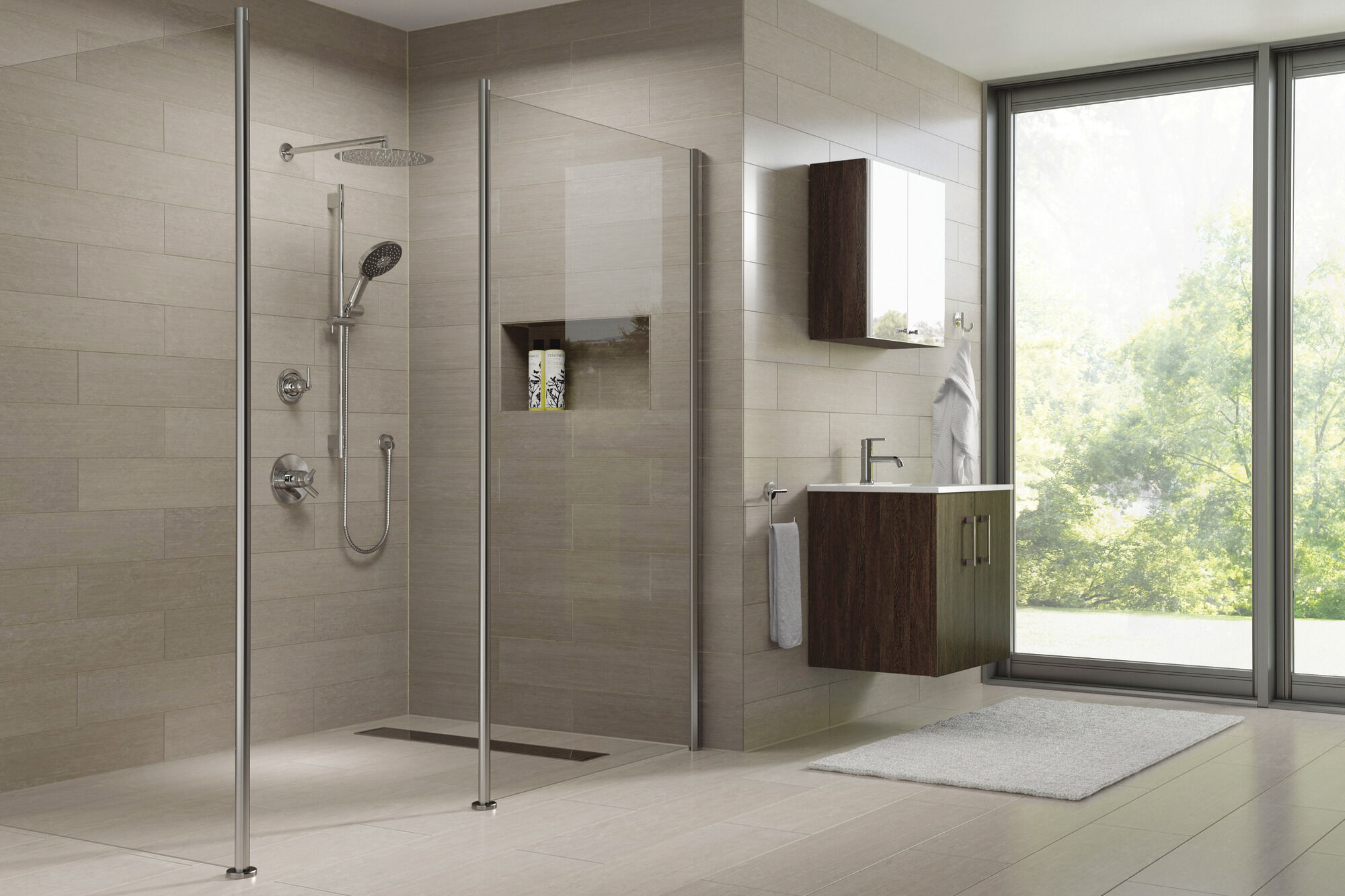 T11859-RB 3-позиционная регулировка 2-портового дивертора Delta Faucet Trinsic Венецианская бронза  - Вид №1