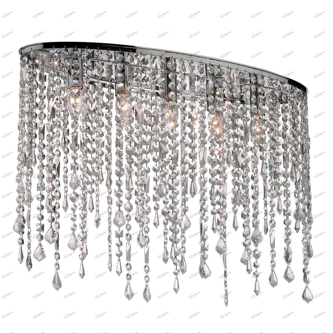 Потолочный светильник Ideal Lux Rain Clear PL5 IDEAL LUX RAIN 201722 Прозрачный;хром 