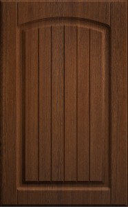 Фасады для кухни Кантри Фрезеровка «Арка сложная» Венге №101