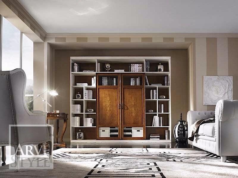 Arvestyle Книжный шкаф из массива дерева с подставкой под телевизор Vivre lux sun-id-1356060 - Вид №3