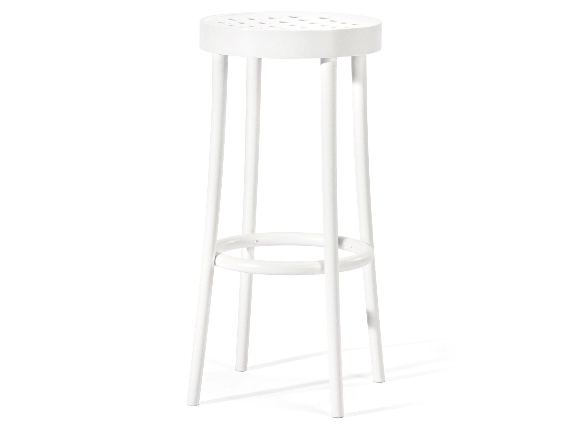 Высокий деревянный барный стул с подставкой для ног TON 822 ARCH-00090162 - Вид №1