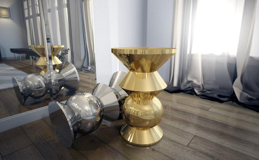 Malabar Табурет / журнальный столик из латуни sun-id-1437702 - Вид №3