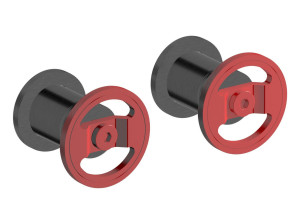 Встраиваемый смеситель для душа с 2 отверстиями