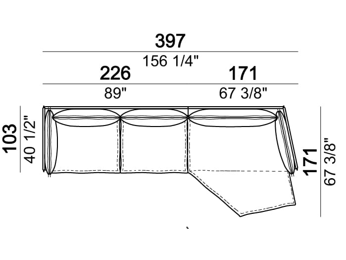 Кожаный модульный диван Arketipo Auto-Reverse ARCH-00031284 - Вид №25