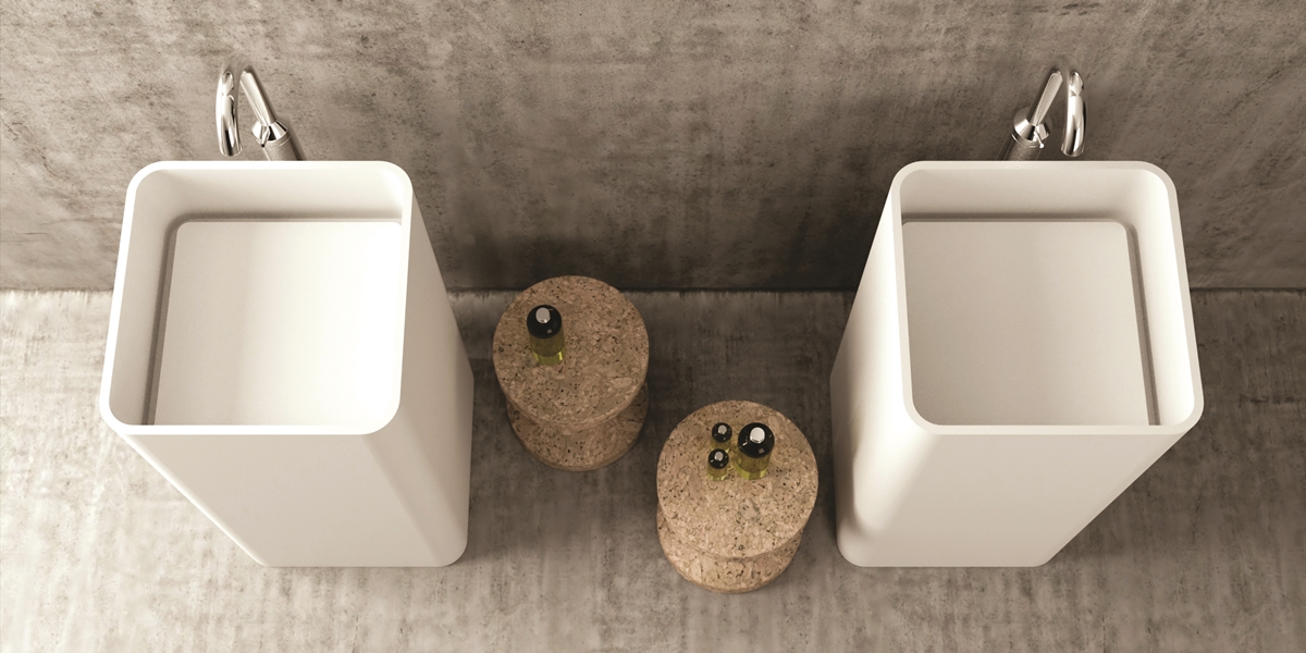 TWQDO Накладная раковина на столешницу  квадратная MOMA Design  - Вид №1