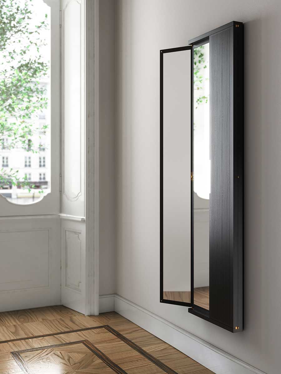 Настенное деревянное зеркало Poltrona Frau коллекция-мебель и аксессуары ARCH-00116121 - Вид №2